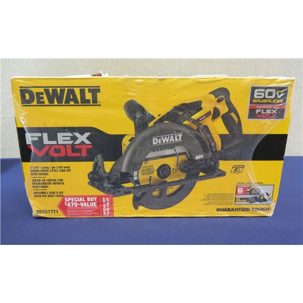 DeWalt DCS577T1 Worm Drive Style Saw Kit w/ Brake in Box (Tool Only)