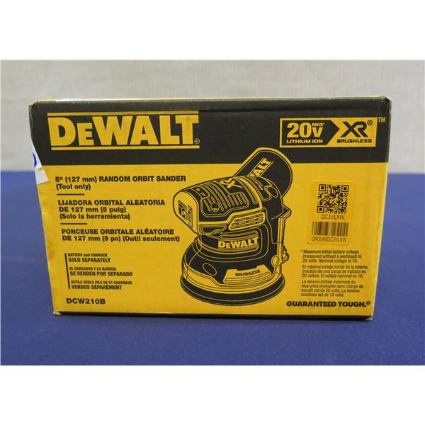 DeWalt DCW210B Random Orbit Sander in Box  (Tool Only)