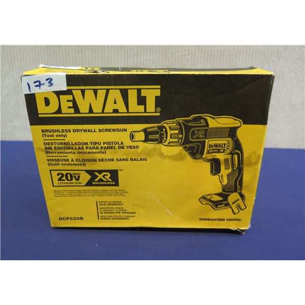 DeWalt DCF620B Drywall Screwgun in Box  (Tool Only)
