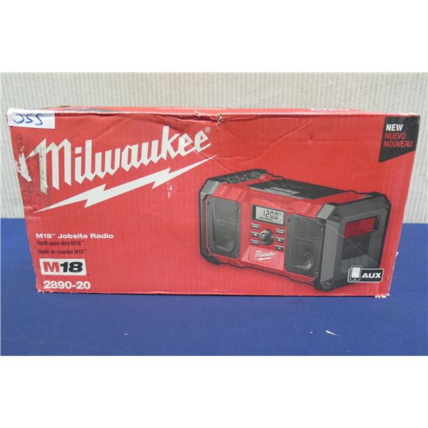 Milwaukee 2890-20 M18 Jobsite Radio in Box