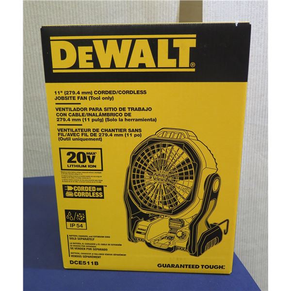 DeWalt DCE511B Jobsite Fan in Box  (Tool Only)