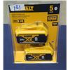 Image 1 : DeWalt DCB205-2 Lithium Ion Batteries 2 Pack