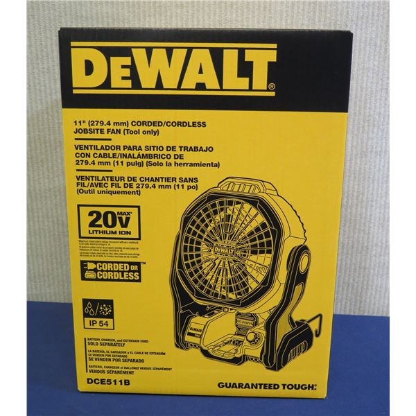 DeWalt DCE511B Jobsite Fan in Box  (Tool Only)