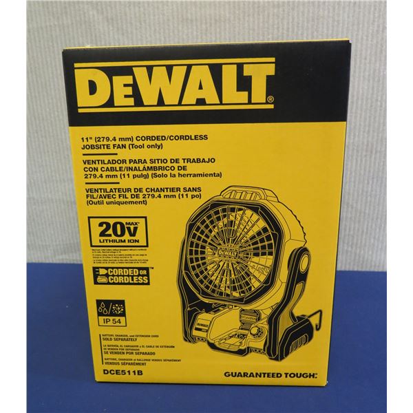 DeWalt DCE511B Jobsite Fan in Box  (Tool Only)