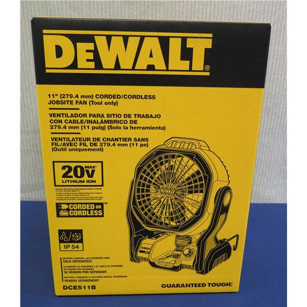 DeWalt DCE511B Jobsite Fan in Box  (Tool Only)