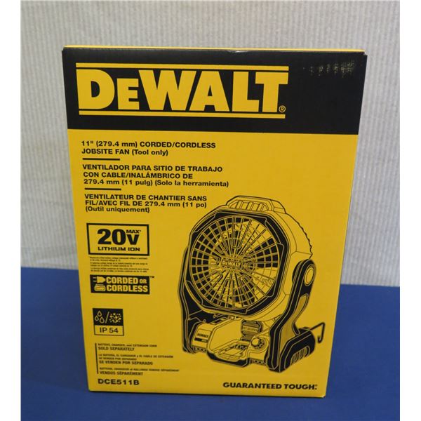 DeWalt DCE511B Jobsite Fan in Box  (Tool Only)