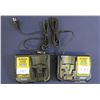Image 1 : Qty 2 DeWalt Battery Chargers: DCB112 & DCB115