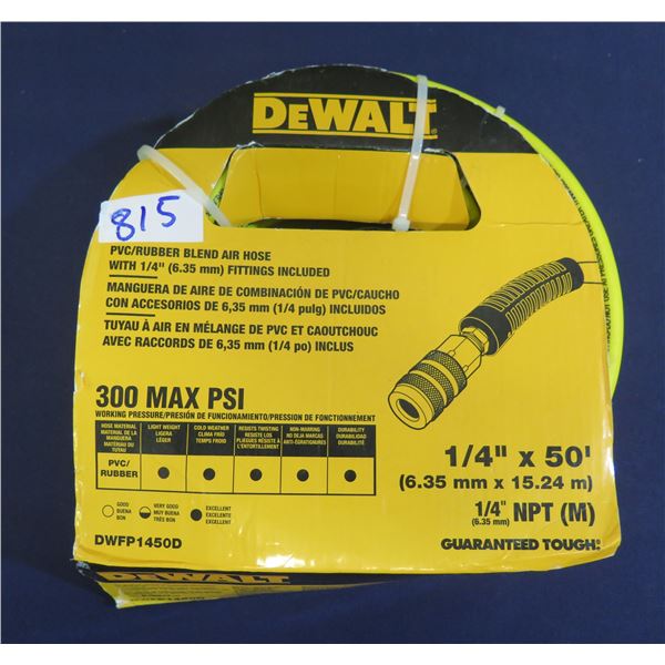 DeWalt DWFP1450D PVC/Rubber Blend Air Hose