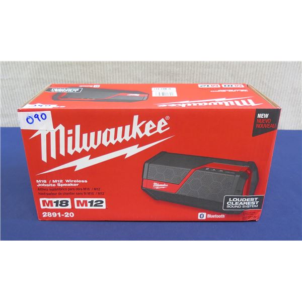 Milwaukee 2891-20 M18 M12 Jobsite Speaker in Box
