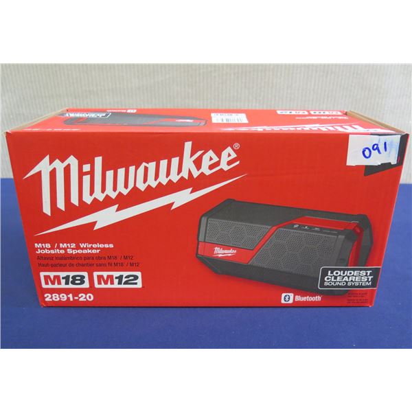 Milwaukee 2891-20 M18 M12 Jobsite Speaker in Box