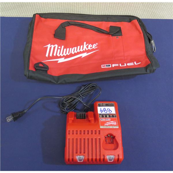 Milwaukee 48-59-1812 M12 M18 Charger & Carry Case
