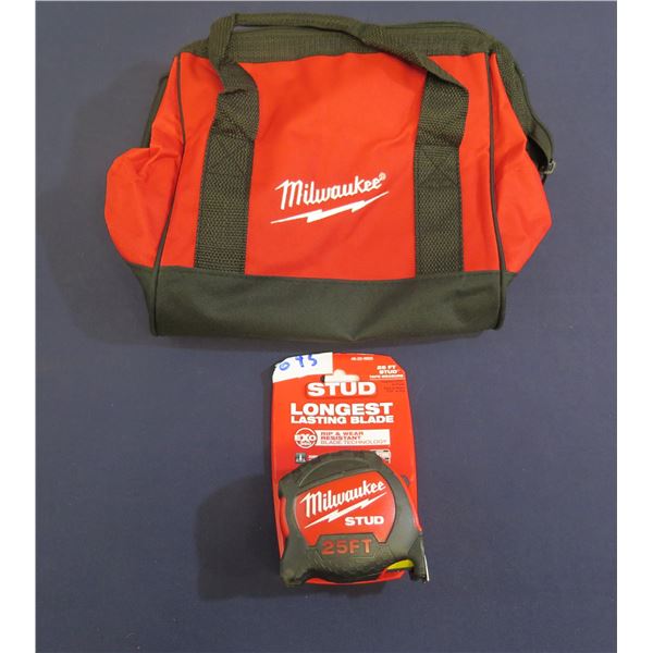 Milwaukee 48-22-9925 Stud 25' Measuring Tape & Carry Case