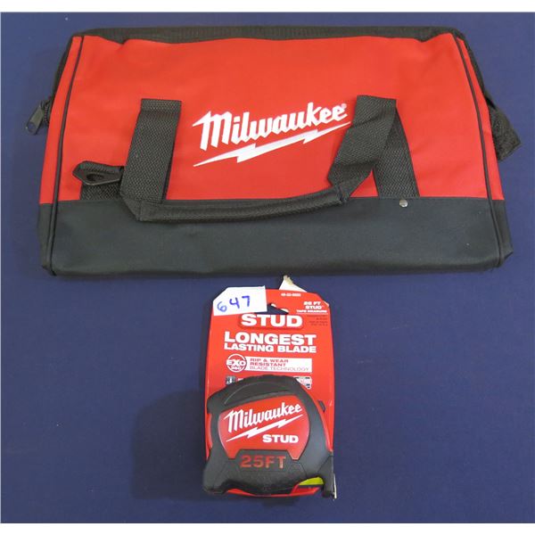 Milwaukee 48-22-9925 Stud 25' Measuring Tape & Carry Case