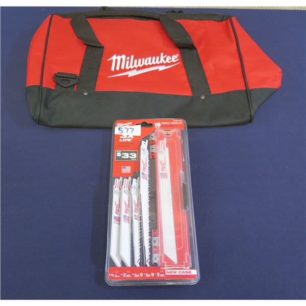 Milwaukee 49-22-1110 Sawzall 10pc Blade Set & Carry Case