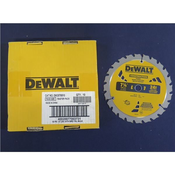 DeWalt DW3578B10 Framing Circular Saw Blade Master Pack of 10 in Box