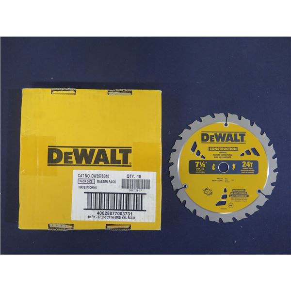 DeWalt DW3578B10 Framing Circular Saw Blade Master Pack of 10 in Box