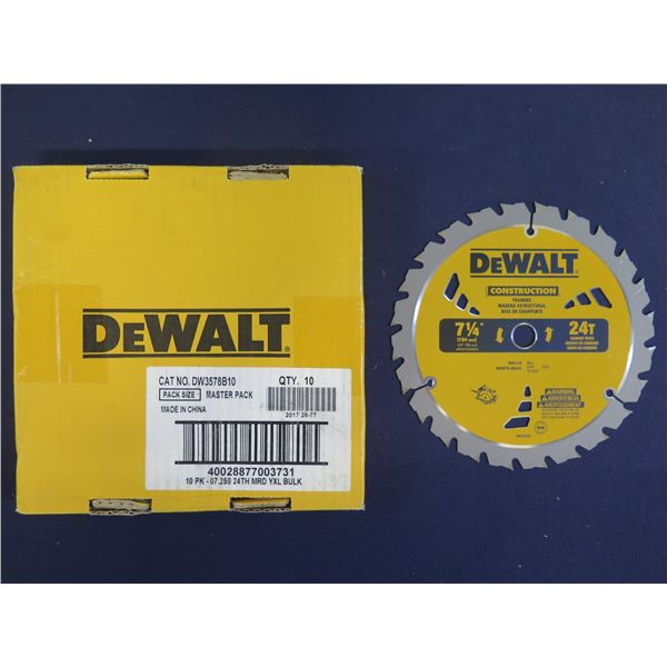 DeWalt DW3578B10 Framing Circular Saw Blade Master Pack of 10 in Box