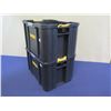 Image 2 : Qty 2 DeWalt DWST17809 TStak VIII Tote Boxes