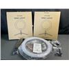 Image 2 : Lot of 2 Victsing 10-inch Ring Lights (Model: BH472A) w/ Bluetooth Remote Control - Brand New!