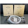Image 2 : Lot of 2 Victsing 10-inch Ring Lights (Model: BH472A) w/ Bluetooth Remote Control - Brand New!