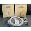 Image 2 : Lot of 2 Victsing 10-inch Ring Lights (Model: BH472A) w/ Bluetooth Remote Control - Brand New!