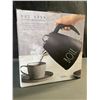 Image 2 : Lot of 1 Rae Dunn Electric Water Kettle - 1.5L - Premium Stainless Steel - Black - Brand New!