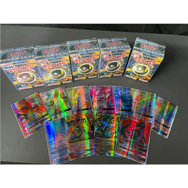 Lot of 5 Packs of Pokemon Fan Art Cards - Metallic Pokemon Art Cards - New