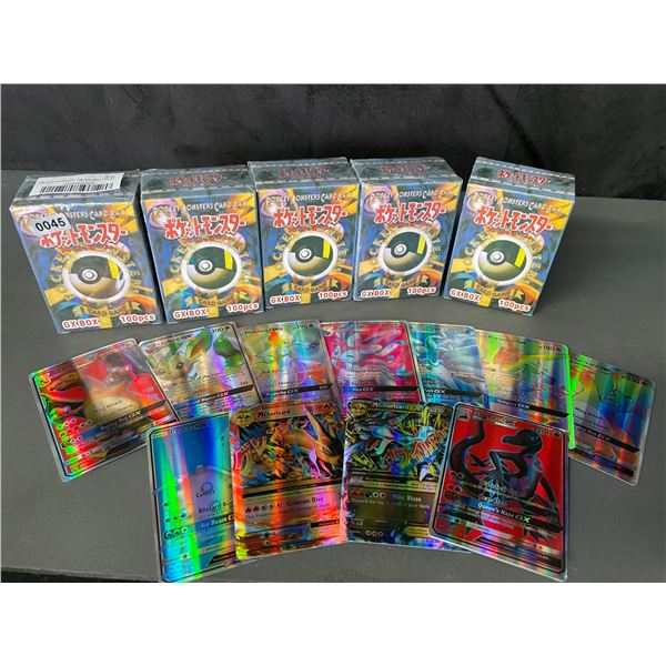 Lot of 5 Packs of Pokemon Fan Art Cards - Metallic Pokemon Art Cards - New