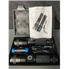 Image 3 : Lot of 2 PowerStyle LED Super Bright Rechargeable Tactical Flashlights - BRAND NEW!