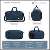 Image 5 : Lot of 1 Windtook 35L Gym Bag/Sports Duffel Travel Bag - 21 x 11 inch - Navy Blue - Brand New!