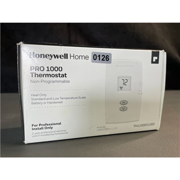 Lot of 1 Honeywell Home PRO 1000 Thermostat (Non-Programmable) - New