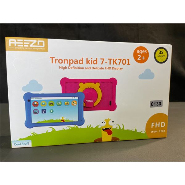 Lot of 1 Aeezo Tronpad Kids 7-inch Touch Screen Tablet (Ages 2+) - New - Blue