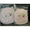 Image 2 : Lot of 2 Pink Cat "Squishmallow" Inspired Large Squishy Pillows/Kawaii Plushie Pillows - Brand New