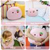 Image 4 : Lot of 2 Pink Cat "Squishmallow" Inspired Large Squishy Pillows/Kawaii Plushie Pillows - Brand New