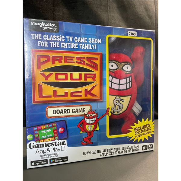 Lot of 1 Press Your Luck - Classic TV Show Board Game - Brand New Sealed