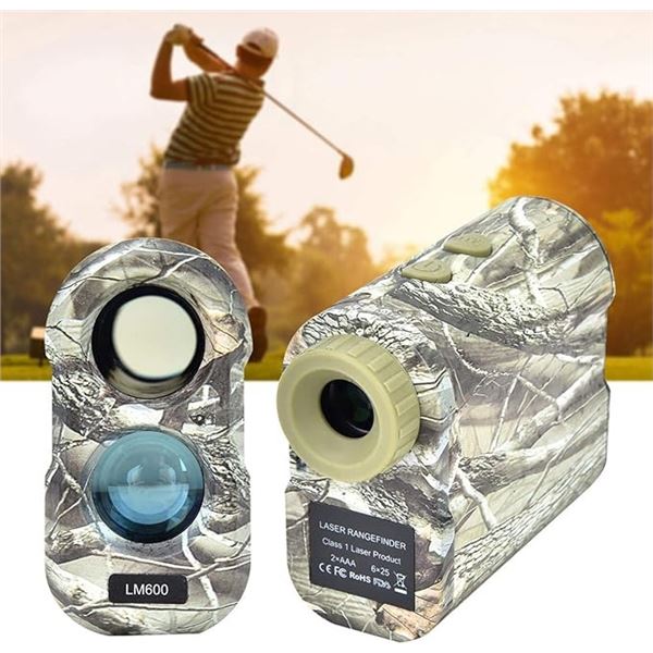 Lot of 1 Laser Rangefinder - 600M Golf/Hunting Rangefinder Device - Brand New!