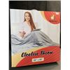 Image 1 : Lot of 1 Mia & Coco Electric Heated Throw Blanket - 50x60inch - Grey - Brand New!