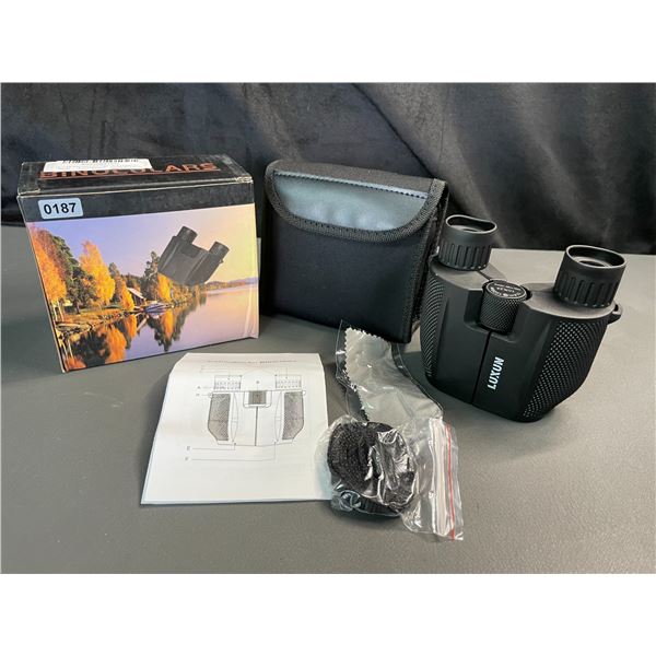 Lot of 1 Pair of Luxun 10x25 Ultra Lghtweight Binoculars - Brand New
