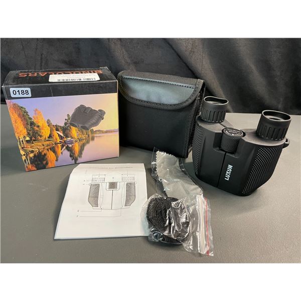 Lot of 1 Pair of Luxun 10x25 Ultra Lghtweight Binoculars - Brand New
