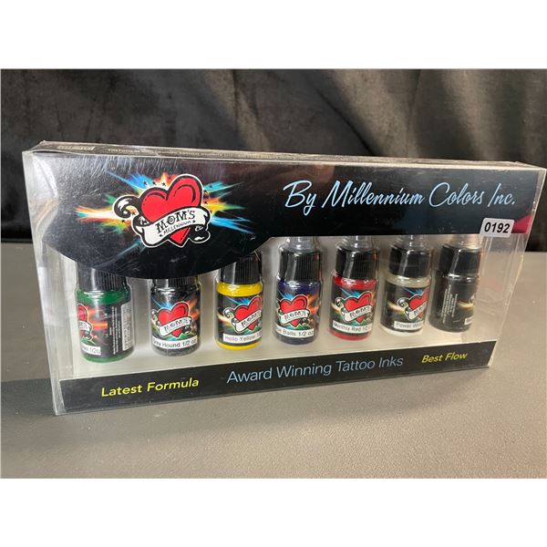 Lot of 1 Set of Tattoo Inks by Millennium Colors Inc. - 7PCS/Colours - Brand New