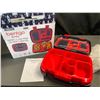 Image 1 : Lot of 1 Bentgo Kids - Durable & Leak-Proof Lunch Box - Blue/Red
