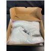 Image 1 : Lot of 1 Pair of Kids Light-Up High Top Sneakers - White - (Size 8.5 Big Kid) - Brand New