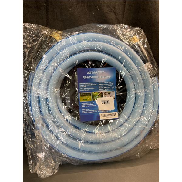 Lot of 1 Atlantic Garden Hose - 15FT Length - Brand New!