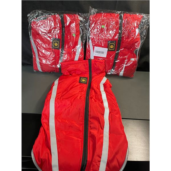 Lot of 3 Dog Reflective Vests - Size 4XL - Brand New