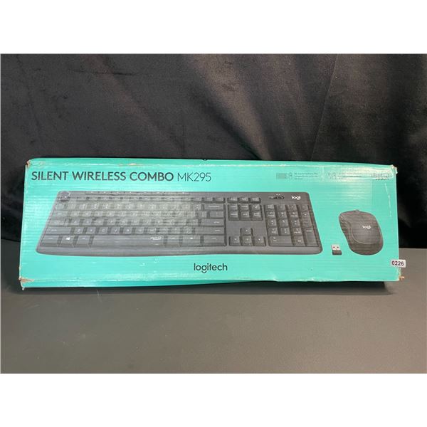 Lot of 1 Logitech Silent Wireless Combo MK295 Mouse + Keyboard - Brand New