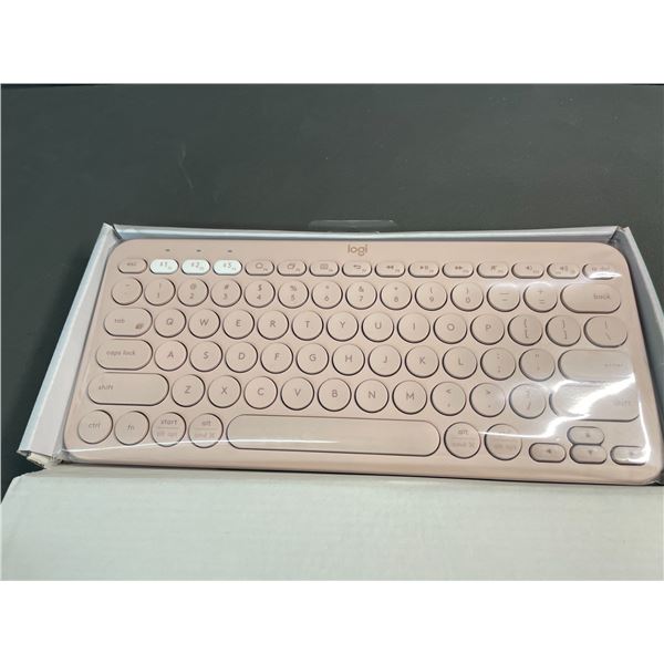 Lot of 1 Logitech Multi-Device K380 Wireless Keyboard for Mac - Pink - Brand New