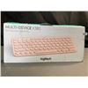 Image 2 : Lot of 1 Logitech Multi-Device K380 Wireless Keyboard for Mac - Pink - Brand New