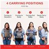 Image 1 : Lot of 1 You+Me 4-in-1 Convertible Wearable Baby Carrier - New