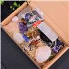 Image 1 : Lot of 1 Box of Chakra Crystal Stones/Reiki Healing Stones for Meditation - New