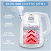 Image 3 : Lot of 1 Bear Electric Kettle; 1.5L Stainless Steel 1500W Kettle w/ Auto Shut Off; White - Brand New